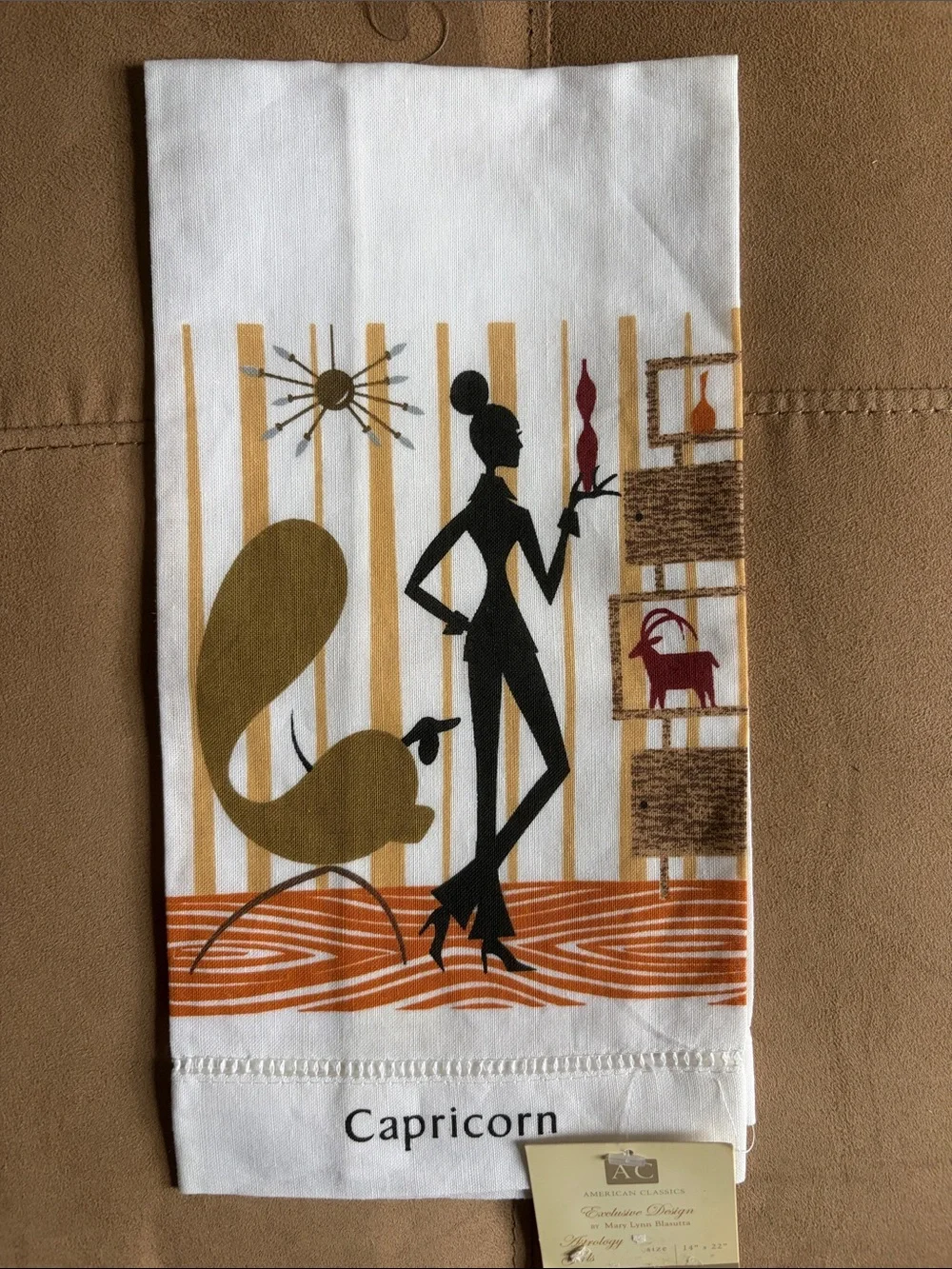 Capricorn Astrology Girls kitchen towel